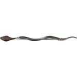 Dolce & Gabbana Silver Brass Crystal Spilla Serpente Mens Brooch Pin SMY10788