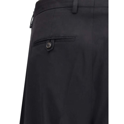 Our Legacy Black Fleece Wool Chino Pants