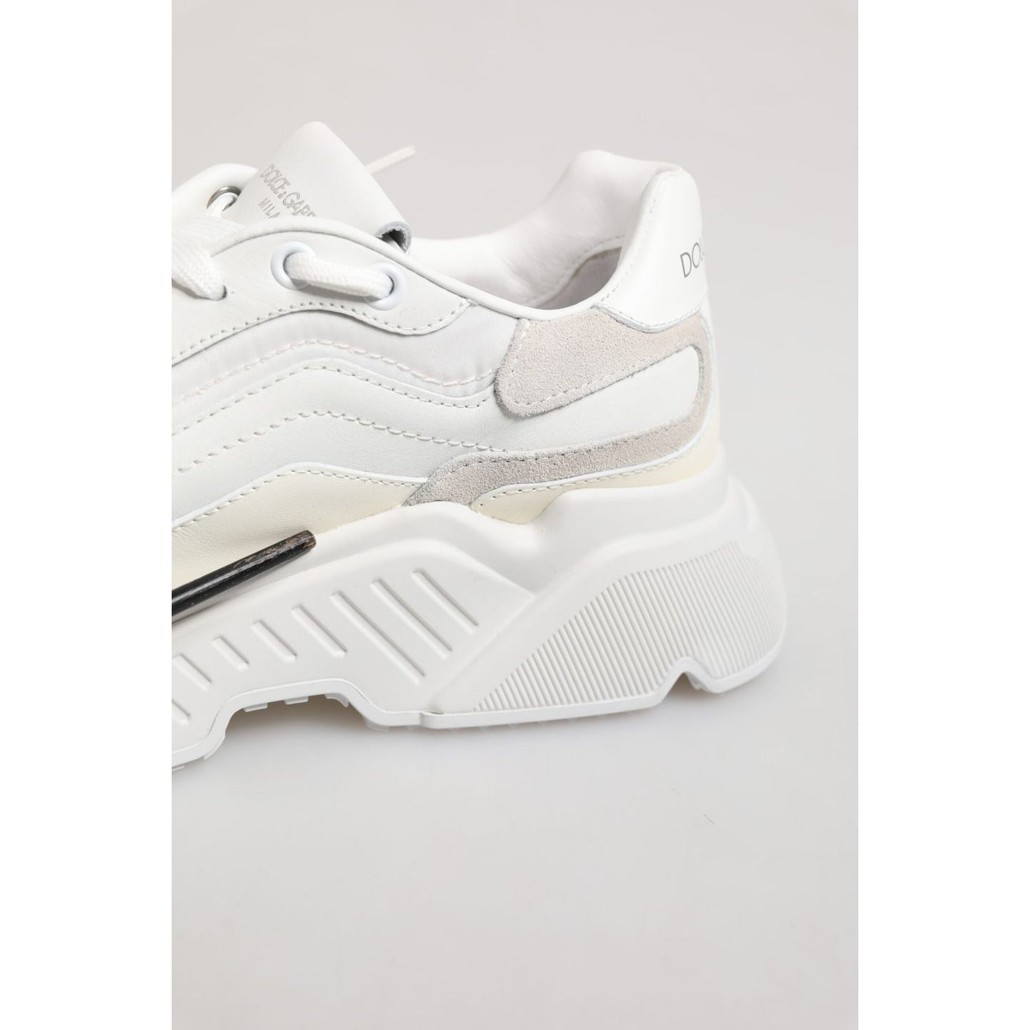 Dolce & Gabbana White Daymaster Low Top Mens Sneakers Shoes