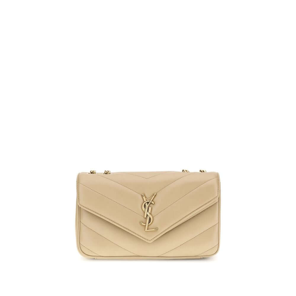 Saint Laurent Beige LouLou Shoulder Bag