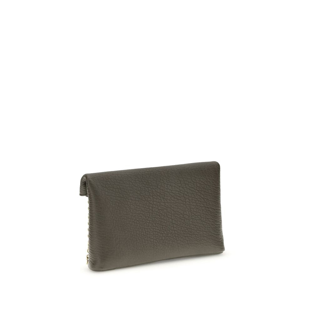 Front view with bag zipped and handles upright.