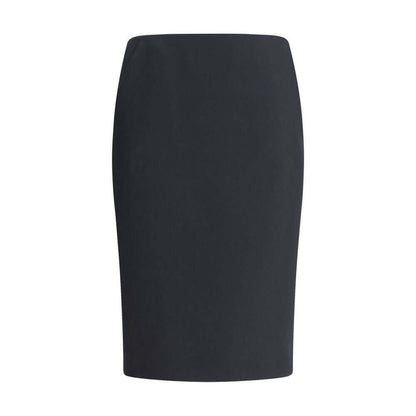 Giorgio Armani Black Recycled Polyester Midi Skirt