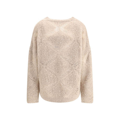 Giorgio Armani Cream Cashmere Cashmere Sweater