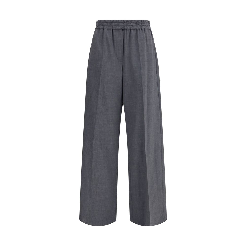 Brunello Cucinelli Palazzo Pants BR-MPW07P9002C4078-IT42 | L