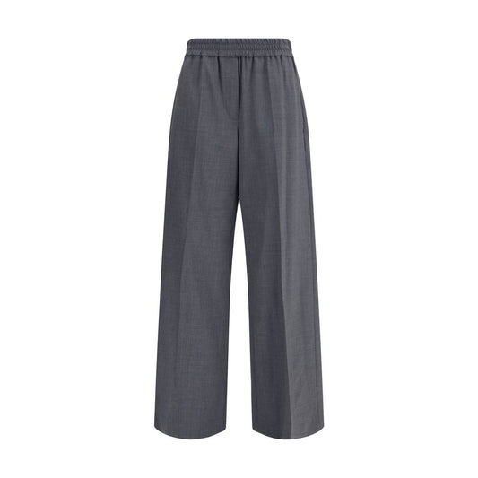 Brunello Cucinelli Palazzo Pants BR-MPW07P9002C4078-IT42 | L
