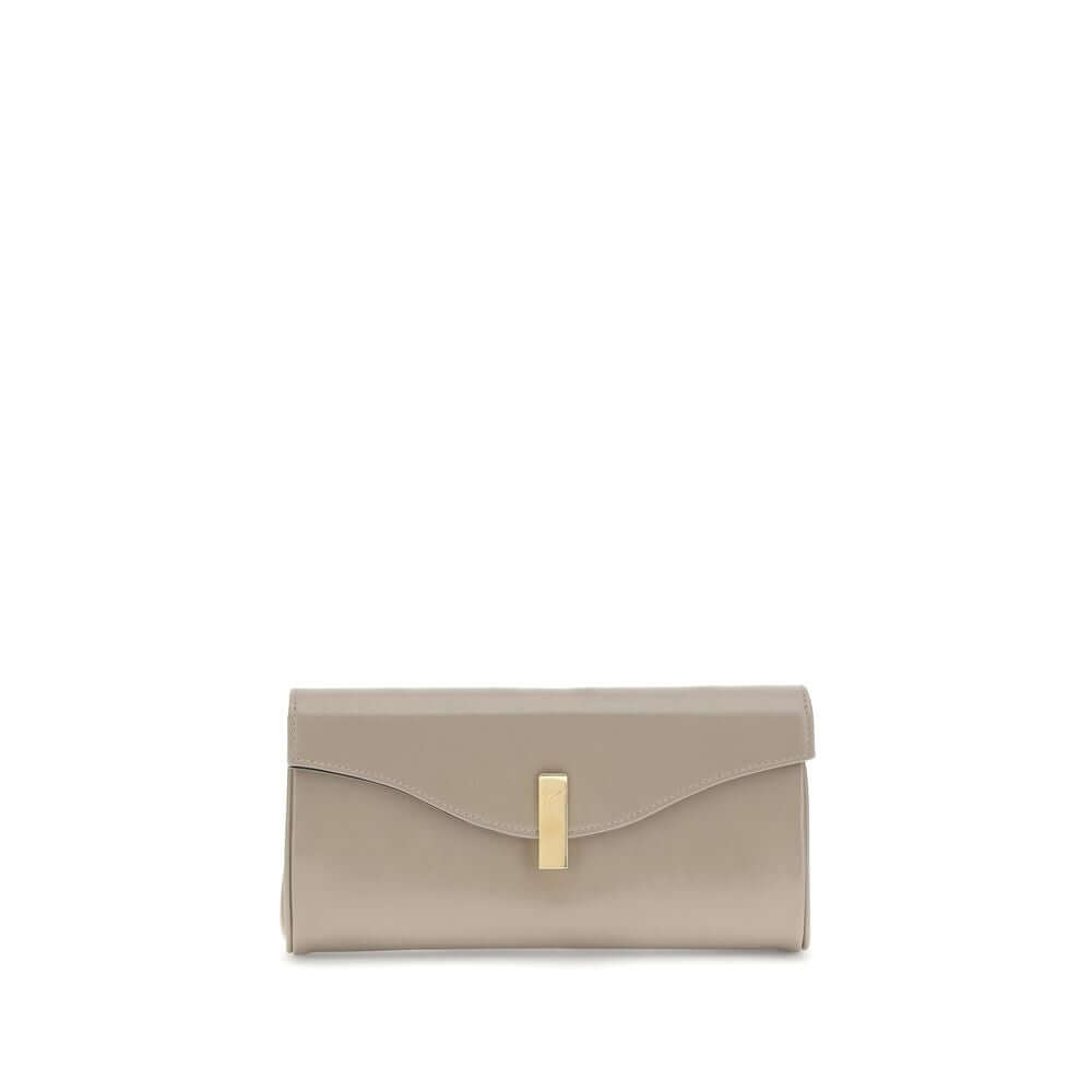 Giuseppe Zanotti Beige Leather Clutch Bag