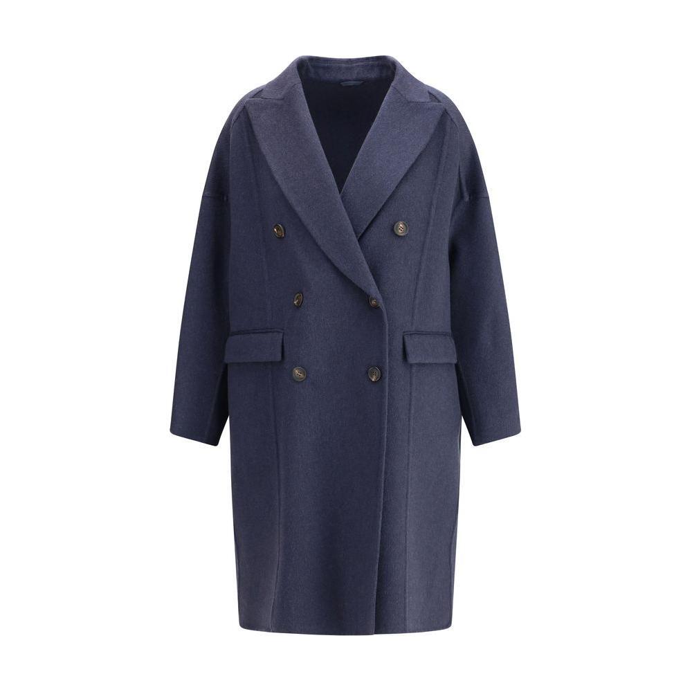 Brunello Cucinelli Cashmere Coat BR-MD5039677C7186-IT36 | XS
