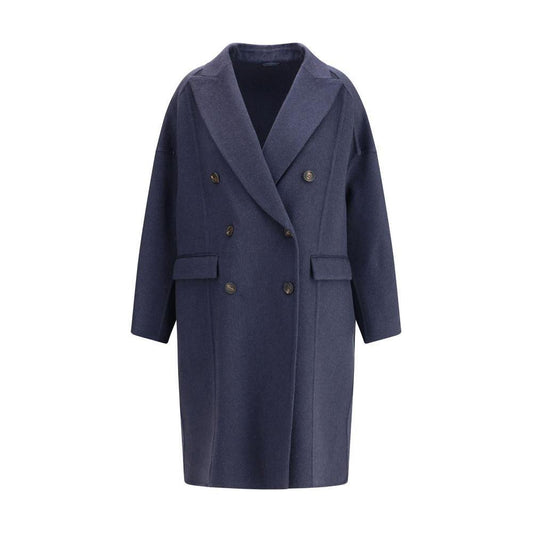 Brunello Cucinelli Cashmere Coat BR-MD5039677C7186-IT36 | XS