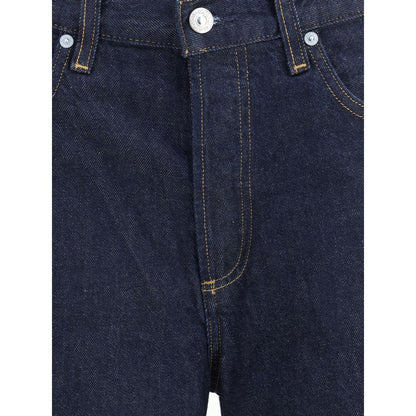 Citizens of Humanity Blue Recycled Cotton Straight-Leg Jeans