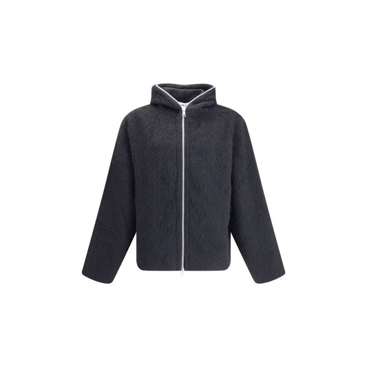 Our Legacy Zip Sweater furry effect design OU-M4243FBHBLACKHAIRY-IT46 | S
