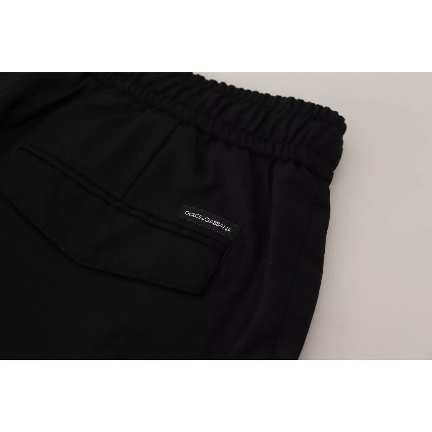 Dolce & Gabbana Black Jogger Wool Jogging Trouser PAN72969-52