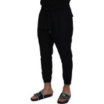 Dolce & Gabbana Black Jogger Wool Jogging Trouser PAN72969-52