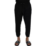 Dolce & Gabbana Black Jogger Wool Jogging Trouser PAN72969-52