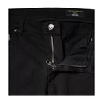 Dolce & Gabbana Black Tattered White Lining Skinny Denim Jeans PAN75888-48