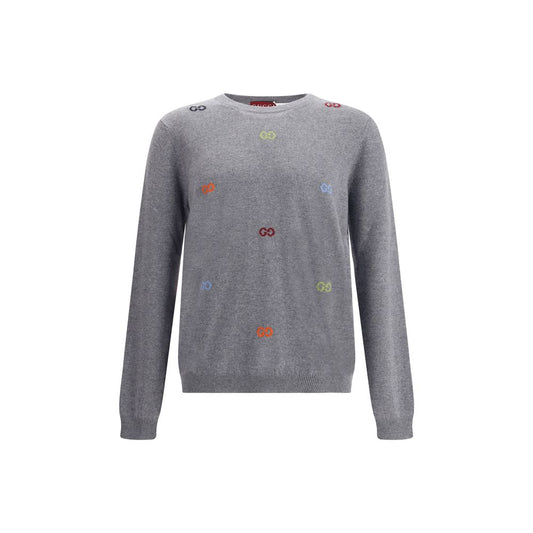 Gucci Multicolor logo cashmere Sweater GU-833668XKEYH1015-L