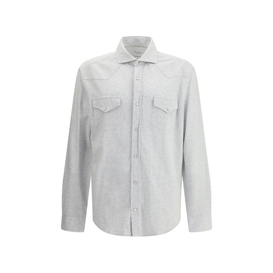 Brunello Cucinelli Knit Shirt BR-ME8546666C3657-L