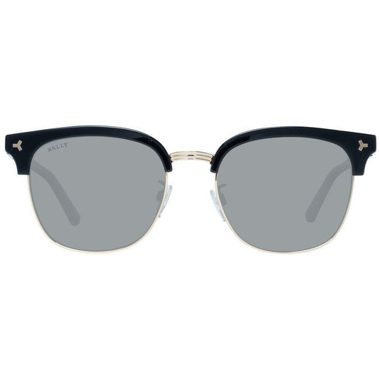 Bally Black Metal Sunglasses BA-1408