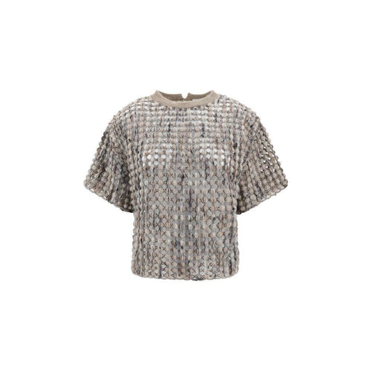 Brunello Cucinelli Short sleeve Sweater BR-MGSR24300COE63-L