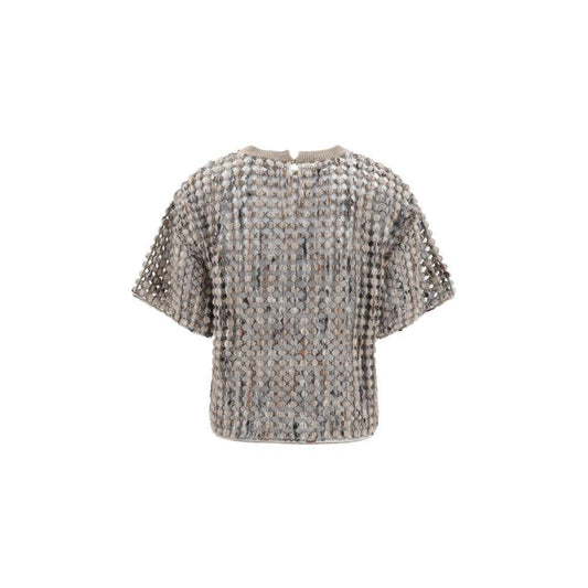 Brunello Cucinelli Short sleeve Sweater BR-MGSR24300COE63-L