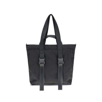 Y-3 Black Nylon Shoulder Bag