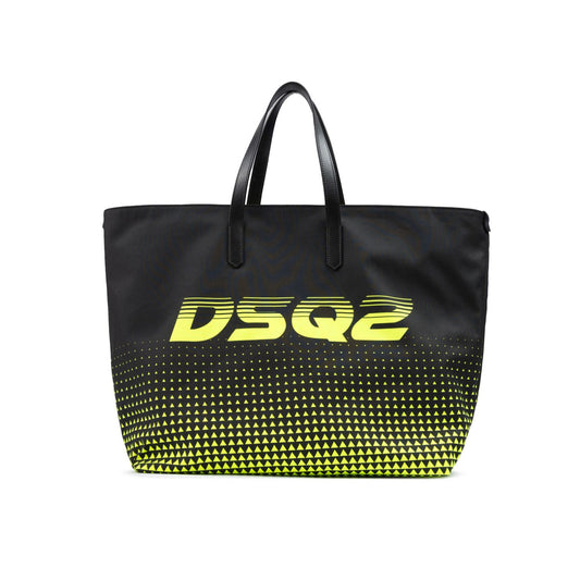 Dsquared² Bicolour Polyester Logo Shopping Bag DS210825-3