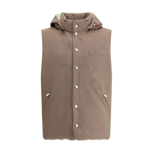Brunello Cucinelli Wool Down Vest BR-MM4701775CSV18-L