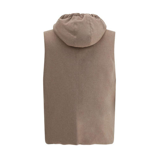 Brunello Cucinelli Wool Down Vest BR-MM4701775CSV18-L