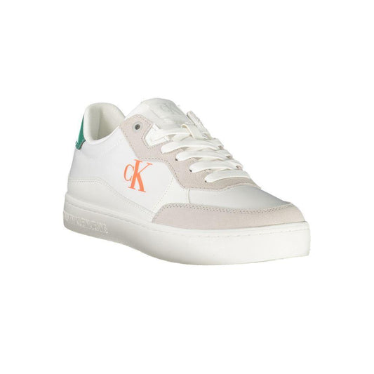 Calvin Klein White Leather Men Sneaker CA-39385-EU40/US7