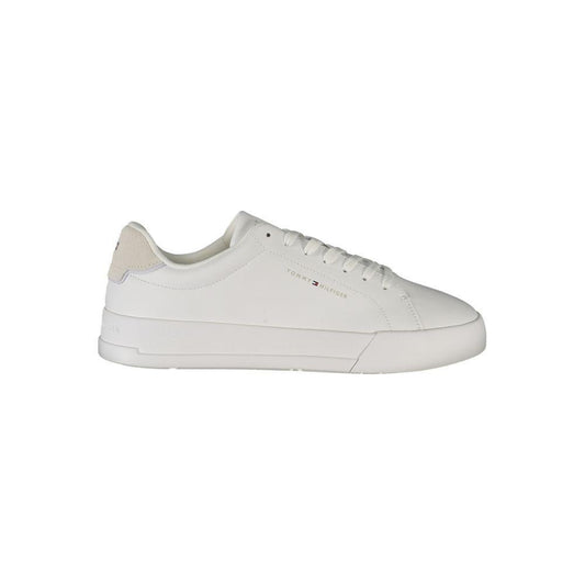Tommy Hilfiger White Leather Men Sneaker TO-39394-EU40/US7