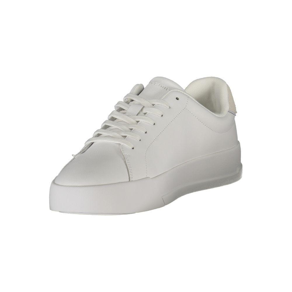 Tommy Hilfiger White Leather Men Sneaker TO-39394-EU40/US7