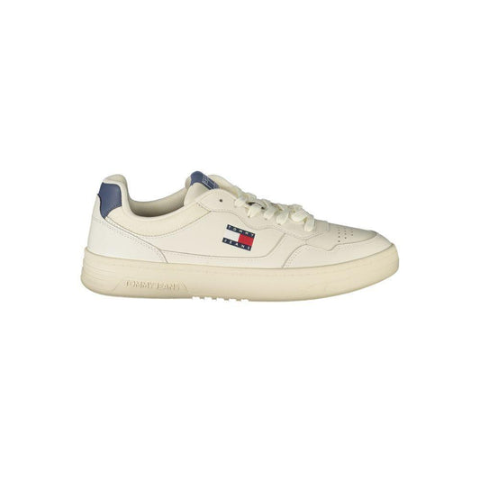 Tommy Hilfiger White Leather Men Sneaker TO-39396-EU40/US7