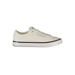 Tommy Hilfiger White Polyester Men Sneaker TO-39404-EU40/US7