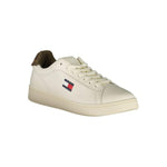 Tommy Hilfiger White Leather Men Sneaker TO-39406-EU40/US7
