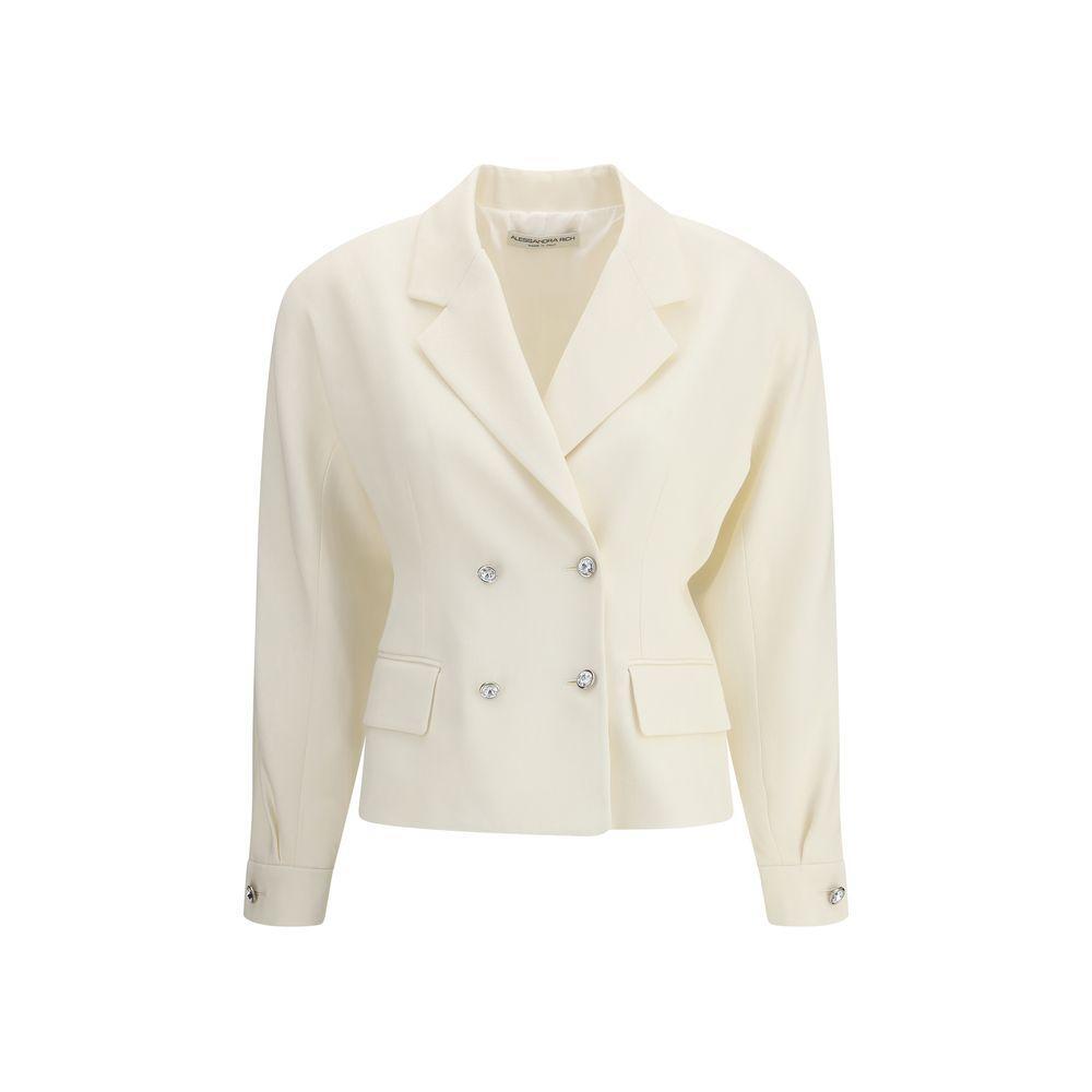 Alessandra Rich Double-breasted Blazer AL-FABX41430822-IT42 | L