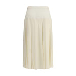 Alessandra Rich Pleated midi Skirt AL-FABX42270822-IT40 | M