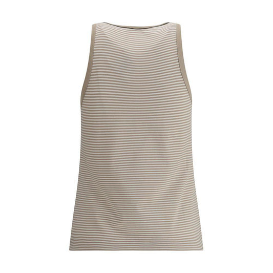 Brunello Cucinelli Striped Tank Top BR-MP928EO510C7015-XL