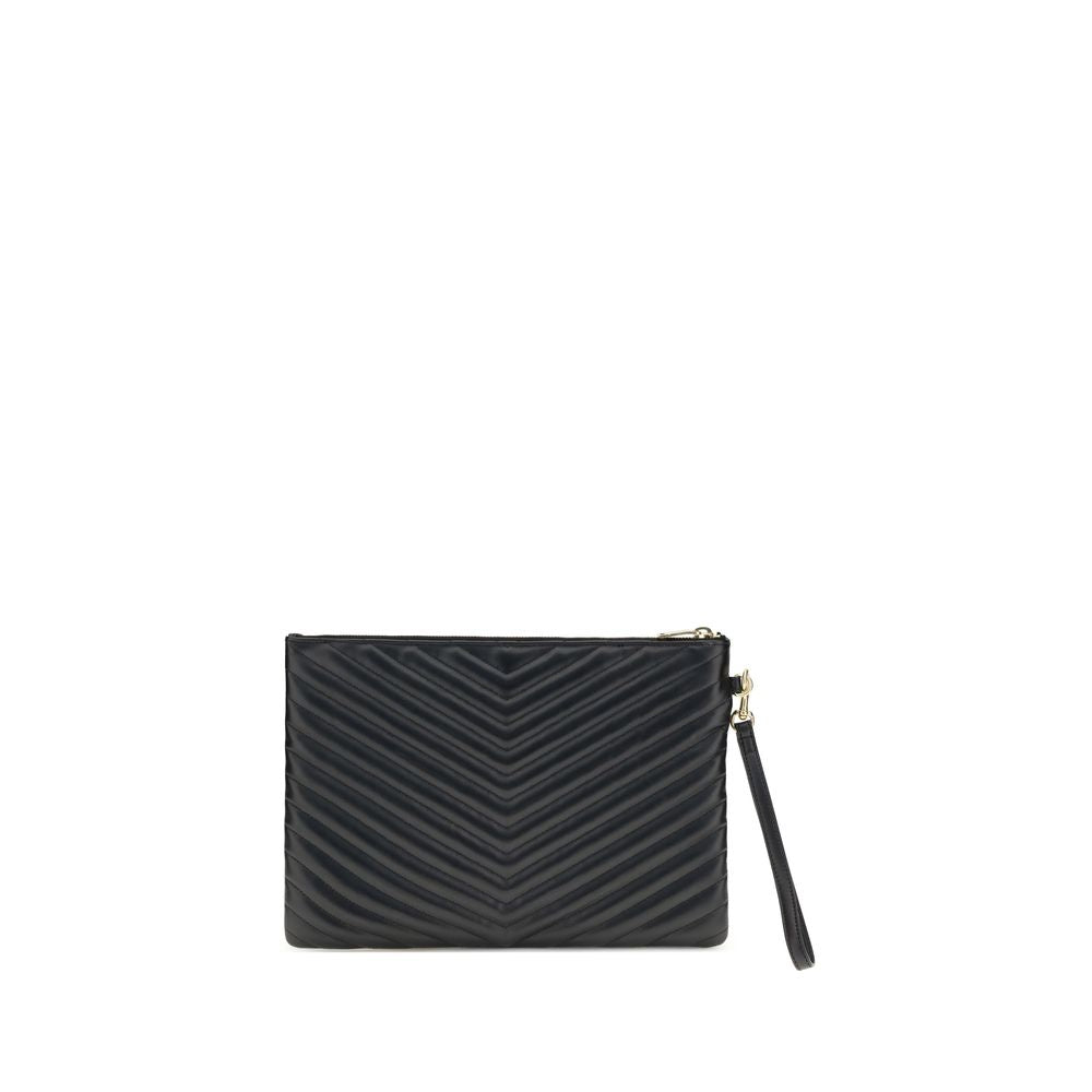 Saint Laurent Matelassé leather Pouch SA559193CWU011000BB