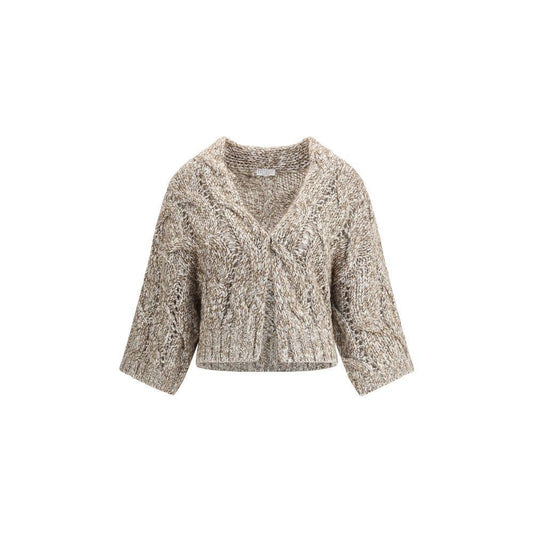 Brunello Cucinelli Dazzling Chiné wool Cardigan BR-MGR372916CIK13-M