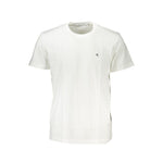 Calvin Klein White Cotton T-Shirt CA-27229-S