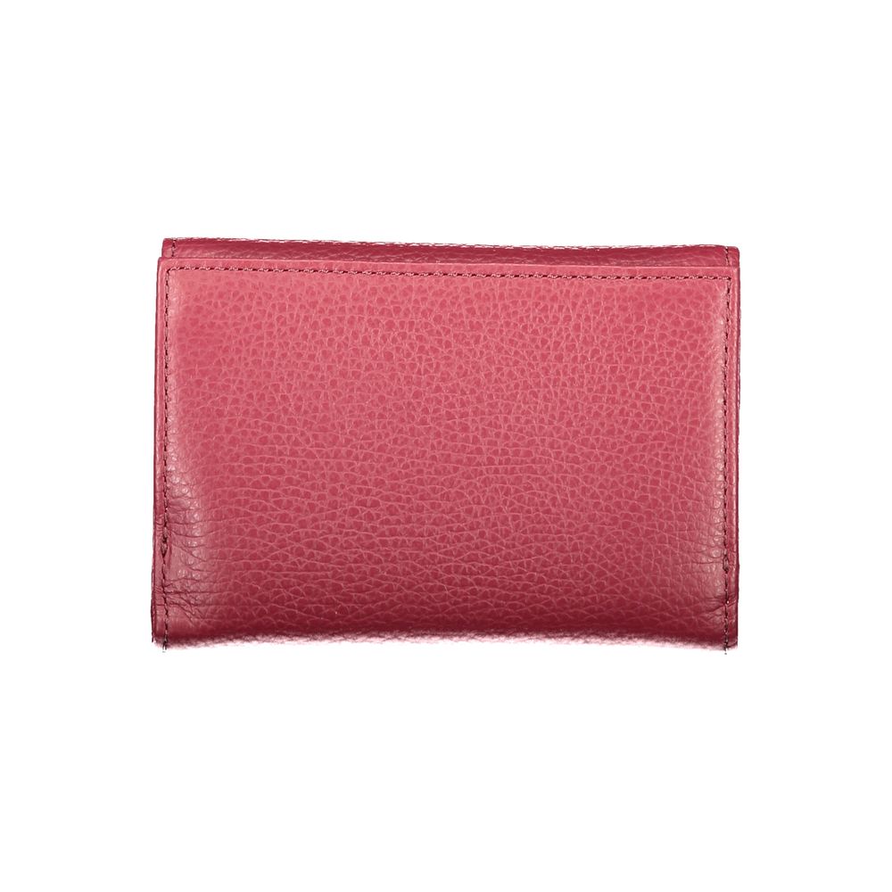 Coccinelle Purple Leather Wallet