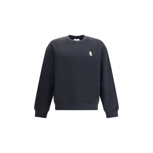 Maison Kitsuné Black Cotton Sweatshirt