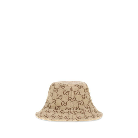 Gucci GG jacquard wool Bucket Hat GU-8387443HBC42600-S