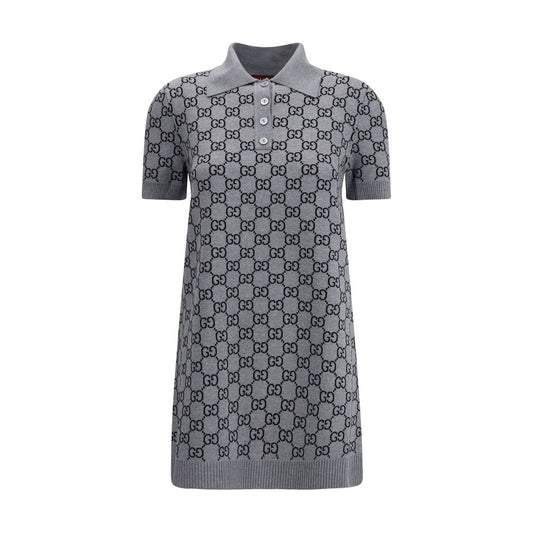 Gucci Gray Wool Casual Dress