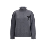 Ami Paris Ami De Coeur Turtleneck Sweater AM-UKS8390180504-XL