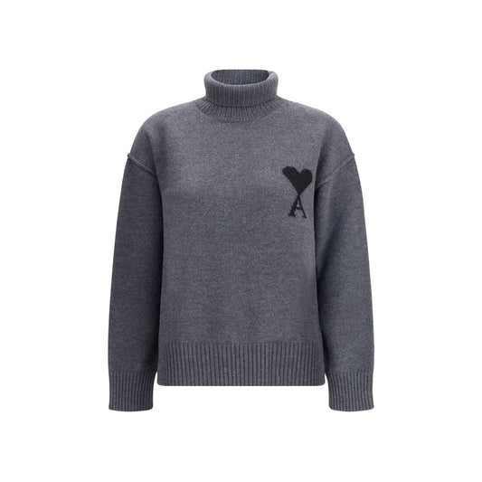 Ami Paris Ami De Coeur Turtleneck Sweater AM-UKS8390180504-XL
