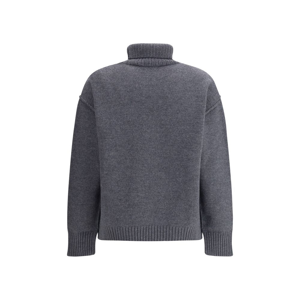 Ami Paris Ami De Coeur Turtleneck Sweater AM-UKS8390180504-XL