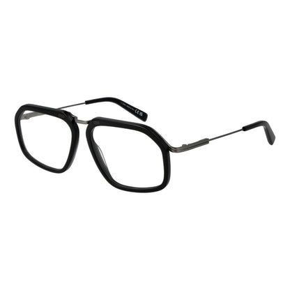 Ermenegildo Zegna Black Metal Glasses (Frames)