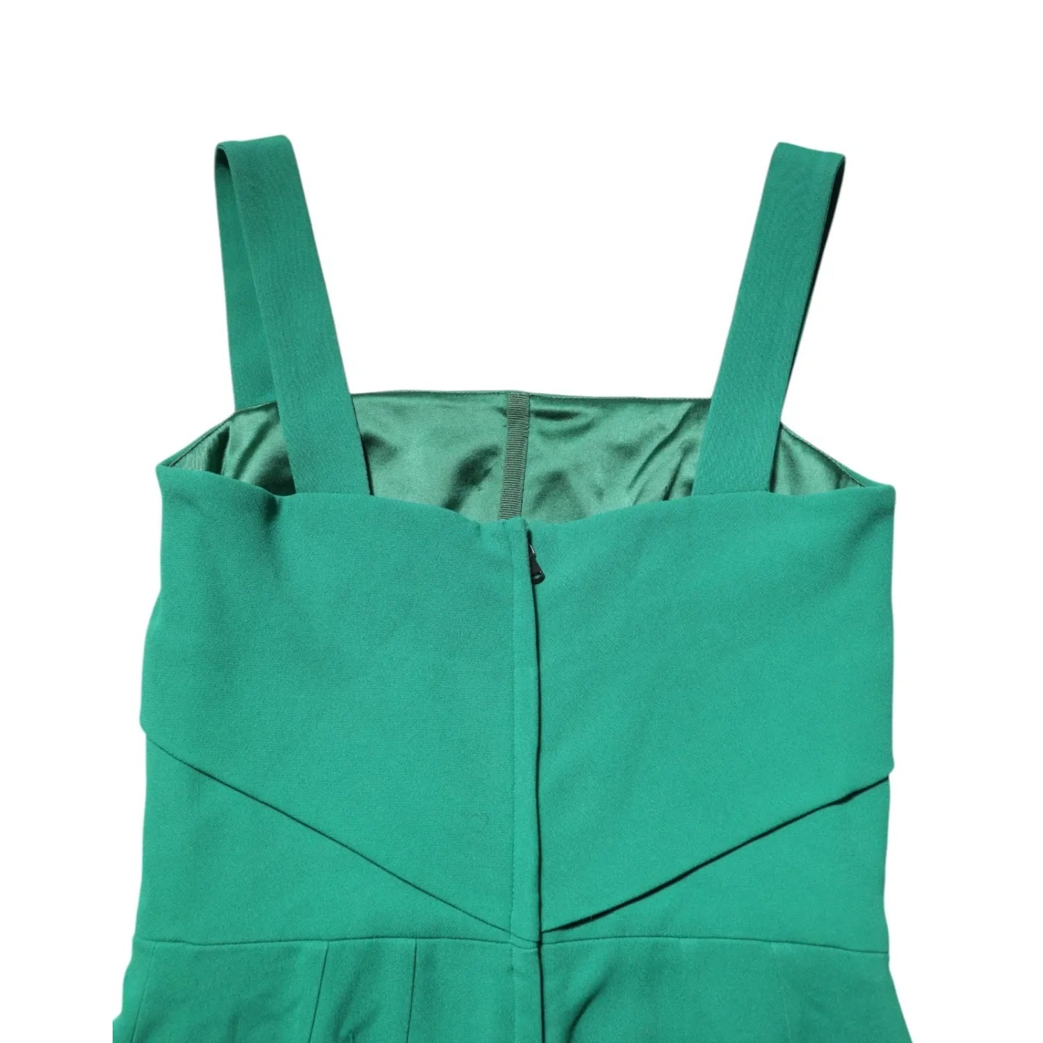 Dolce & Gabbana Dark Green Sleeveless Rayon Bodycon Dress