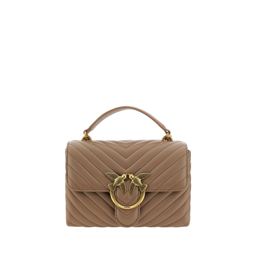 PINKO Brown Calf Leather Bos Taurus Wallet