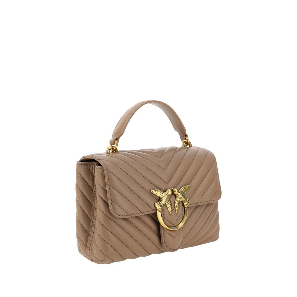 PINKO Brown Calf Leather Bos Taurus Wallet